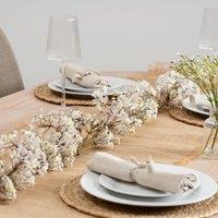 Scottish Everlastings Ltd 120cm Dried Effect Gypsophila Garland in White
