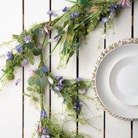 Scottish Everlastings Ltd 150cm Spring Floral Garland Purples in Purple