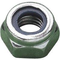 Metalmate Type T Nylon Insert Nuts, Zinc Plated in Metallic Silver