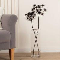 Scottish Everlastings Ltd 65cm Faux Queen Anne's Lace Stem Black Re-pack 2's