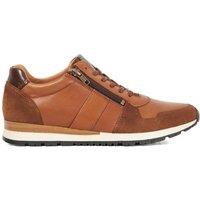 Dune London Men's 'Thame' Leather Trainers in Tan | Size: 7