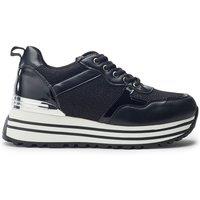 b.soleful Women's 'Sorelli' Porvair Trainers in Black | Size: 7