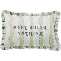 YVONNE ELLEN 'Busy Doing Nothing' Cotton Cushion | Size: 40 cm x 60 cm