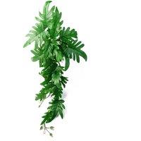 Leaf 50cm Artificial Trailing Philodendron Large Plant in Green