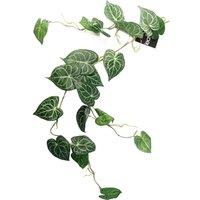Leaf 100cm Artificial Trailing Hanging Rounded Ivy Plant Realistic in Green