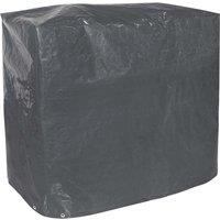 Home Source Large 110cm Heavy Duty Polyester BBQ Grill Protective Waterproof in Grey