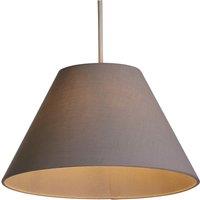 Lighting Collection Grey 28Cm Tc Coolie Shade Tc Liner Lamp Shade