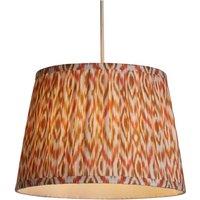 Lighting Collection Mushroom Pleat Printed 30Cm Shade Lamp Shade