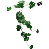 Leaf 100cm Artificial Hanging Trailing Monstera Plant in Green