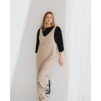 Jilly Beige Jumpsuit