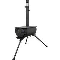 RoyalFire Orion Portable Tri-Pod Tent Stove in Black