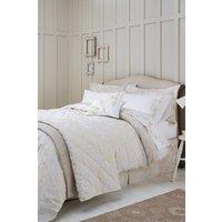 Sanderson 'Pyramus' Cotton Duvet Cover Set in Natural | Size: Super King