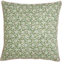 Helena Springfield 'Folk Ditsy' Cotton Cushion in Green | Size: 45 cm x 45 cm