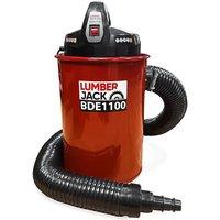 Lumberjack 50L Woodworking Dust Collector 1100W High-Filtration System in Red | Size: 1000mm x 400mm