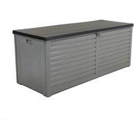 Charles Bentley Outdoor Garden Plastic Storage Box in Grey