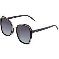 Bertha Women's Jade Polarized Sunglasses in Black