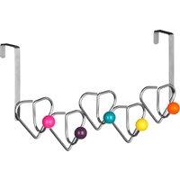 Orsina Multi Colour Heart Design Over Door Hanger