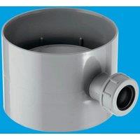 McAlpine CONTRAP1 Straight Socket Condensation Trap x 19/23mm condensation d in Silver