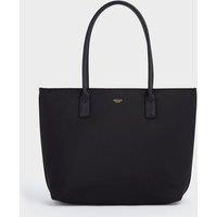 OSPREY LONDON Women's The Voyage Nylon Tote Bag in Black