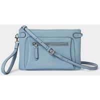 The Ruby Leather Crossbody Clutch Bag