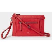 The Ruby Leather Crossbody Clutch Bag