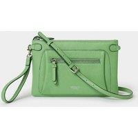 The Ruby Leather Crossbody Clutch Bag