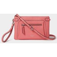 The Ruby Leather Crossbody Clutch Bag