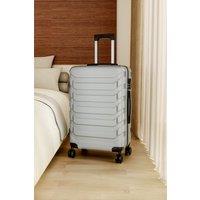 Living and Home Rolling Hardshell Luggage Travel Suitcase, 28" Grey