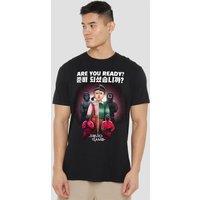 Squid Game - Season Three Korean Are You Ready? T-Shirt, Black | Size: Large
