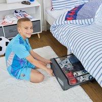 Liberty House Toys Underbed Storage Cart with Wheels (Pack of 2) in Grey