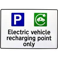 Scan Ev Recharging Point Only Rpvc 300x200mm
