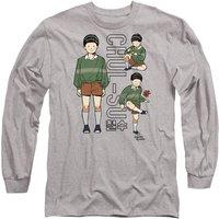 Squid Game - Season Three Vintage Chul-Su Long Sleeve T-Shirt, Heather Grey | Size: Large