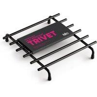 Kilo Deluxe Metal Trivet, Medium, Black, 24cm x 24cm in Black | Size: 24 cm x 24 cm