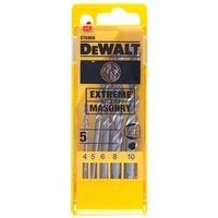 Dewalt Extreme Masonry Drill Bit Set, 5 Piece
