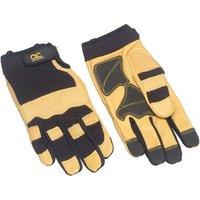 Kuny'S Hybrid-275 Top Grain Leather Neoprene Cuff Gloves - Large