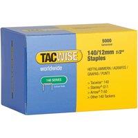 Tacwise 140 Series Galvanised Staples in Silver