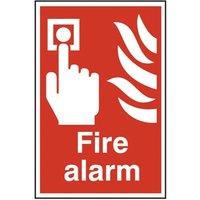 Scan Fire Alarm - Pvc Sign 200 X 300mm