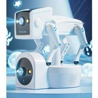Leaper Dual Lens Robotic Dog Security Monitoring in White