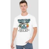 Squid Game - Season Three 5 Person 6 Legged Race T-Shirt, White | Size: Medium