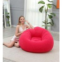 Leaper Foldable Casual & Comfortable Inflatable Sofa - 5 Colors in Red