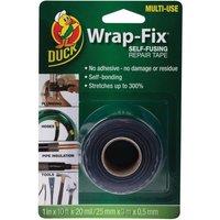 Shurtape Duck Tape Wrap-fix Self-fusing Repair Tape 25mm X 3m in Black
