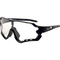 FILA Men's SFI112-99Z42F Visor/Wrap Sunglasses in Clear