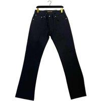 Nudie Jeans Men's Thin Finn Black Straight Jeans Jeans | Size: 36