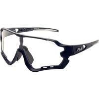 FILA Men's SFI112-995G3F Visor/Wrap Sunglasses in Clear