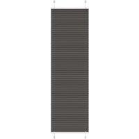 Berkfield Home Pleated Blind Black 65x200 cm Fabric Width 64.4 cm Polyester