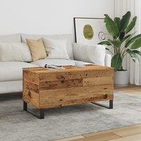 Berkfield Home Coffee Table Old Wood 90x44.5x45 cm Engineered Wood in Brown