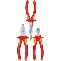KNIPEX 00 20 12 Elektro Vde Pliers Set, 3 Piece
