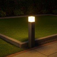 CGC Lighting CGC AMARA Dark Grey Anthracite Outdoor Post Light With PIR Motion Sensor