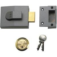 Yale Locks 82 Deadbolt Nightlatch 60mm Backset Dmg Finish Box