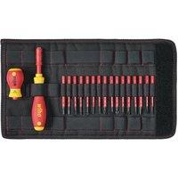 Wiha Softfinish Electric Slimvario Screwdriver Set, 19 Piece
